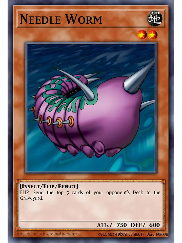 Needle Worm - RA04-EN112 - Platinum Secret Rare 1