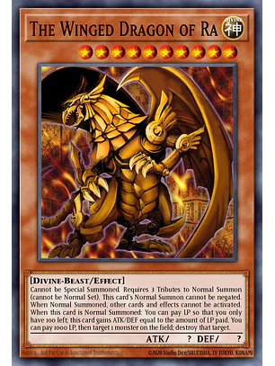 The Winged Dragon of Ra - RA04-EN118 - Platinum Secret Rare