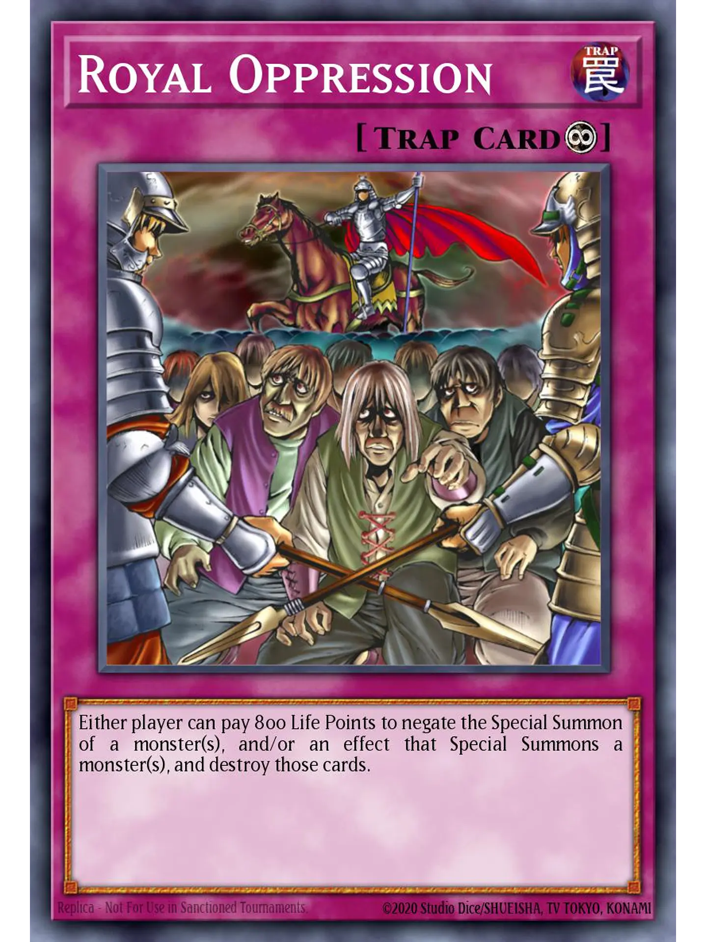 Royal Oppression - RA04-EN120 - Platinum Secret Rare 1
