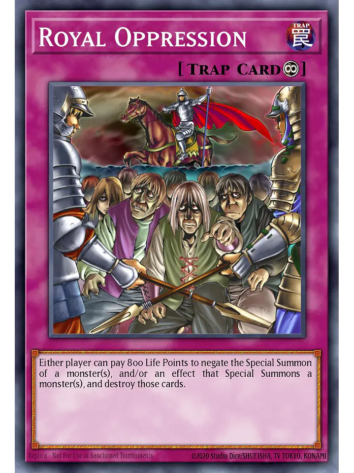 Royal Oppression - RA04-EN120 - Platinum Secret Rare 1