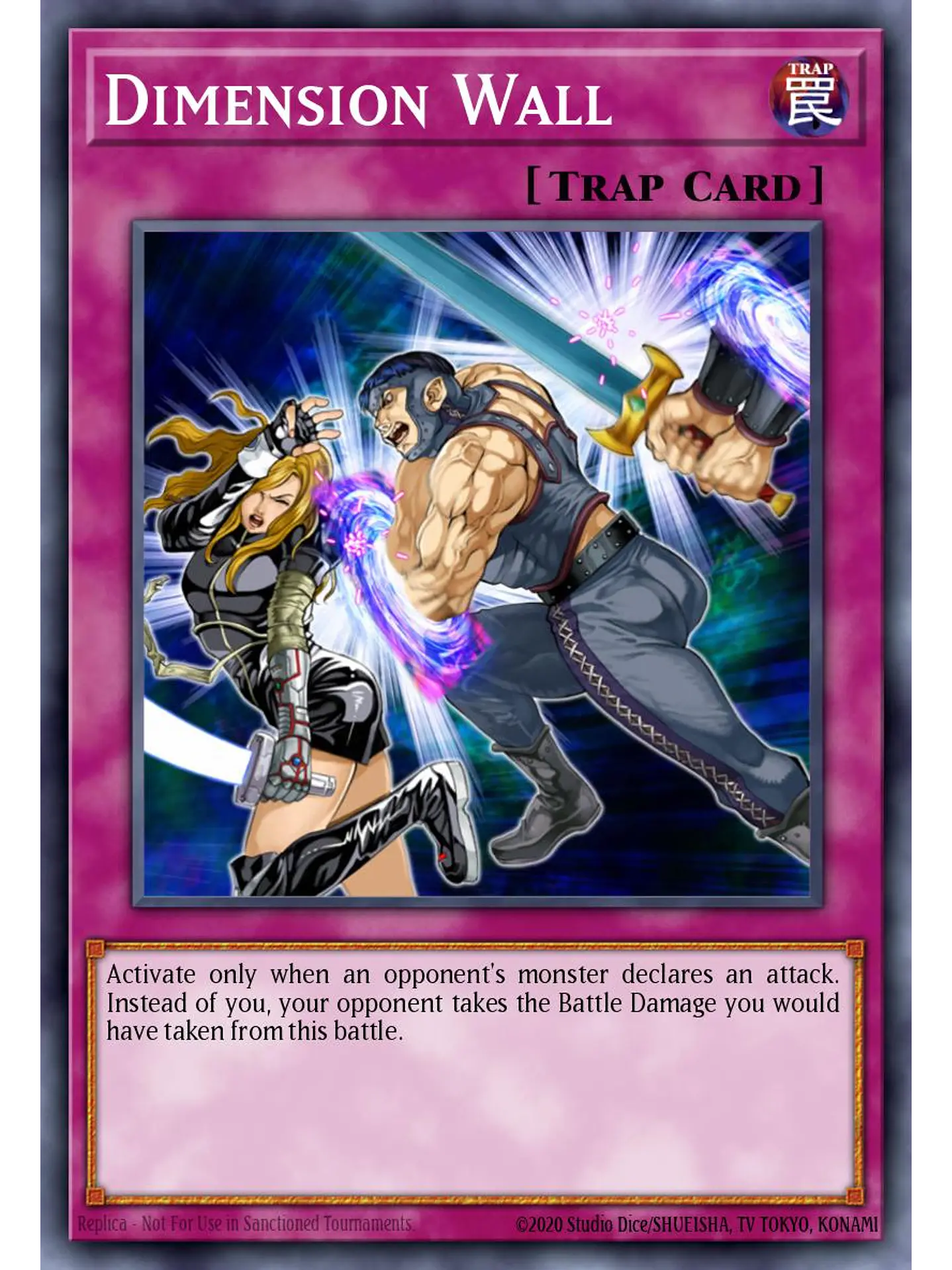 Dimension Wall - RA04-EN127 - Platinum Secret Rare 1