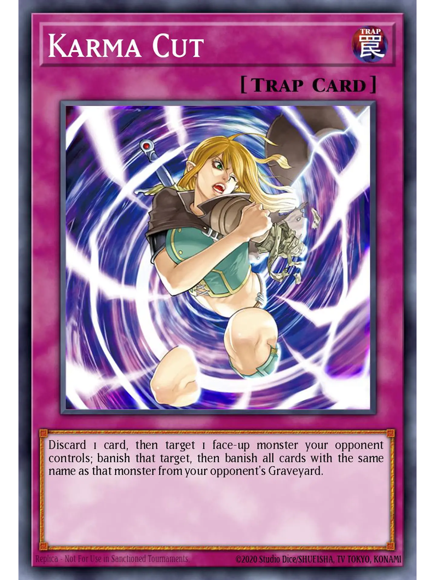 Karma Cut - RA04-EN128 - Platinum Secret Rare 1