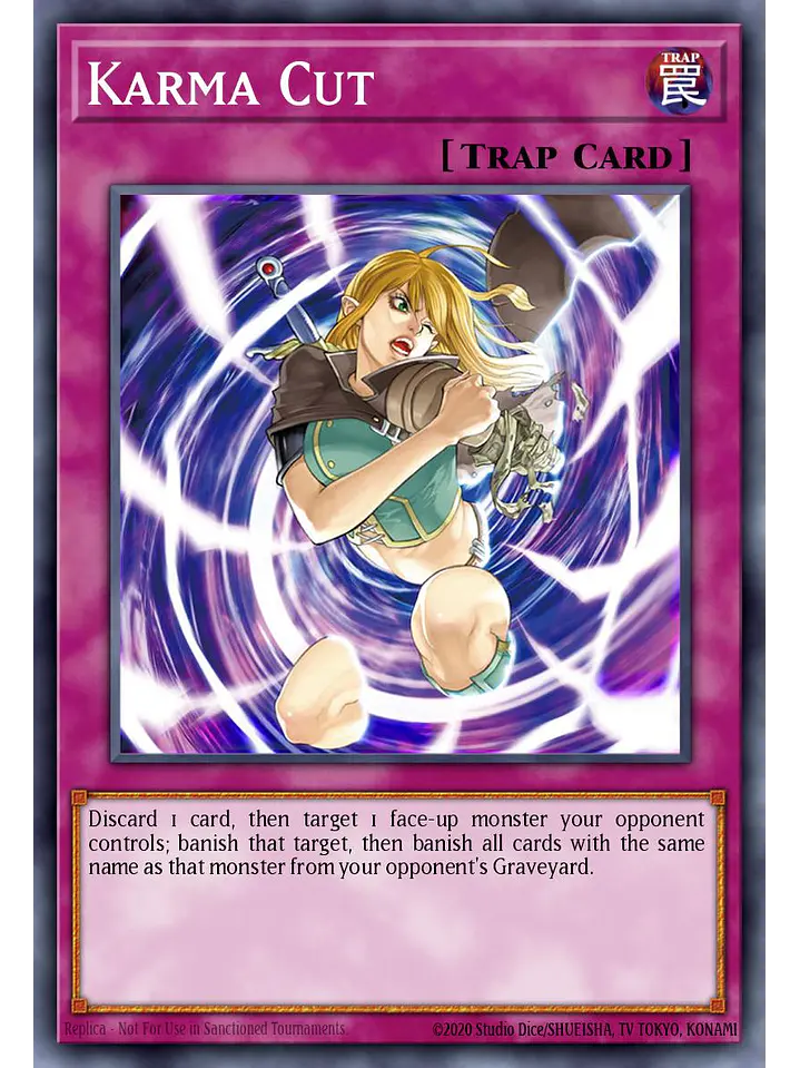Karma Cut - RA04-EN128 - Platinum Secret Rare 1