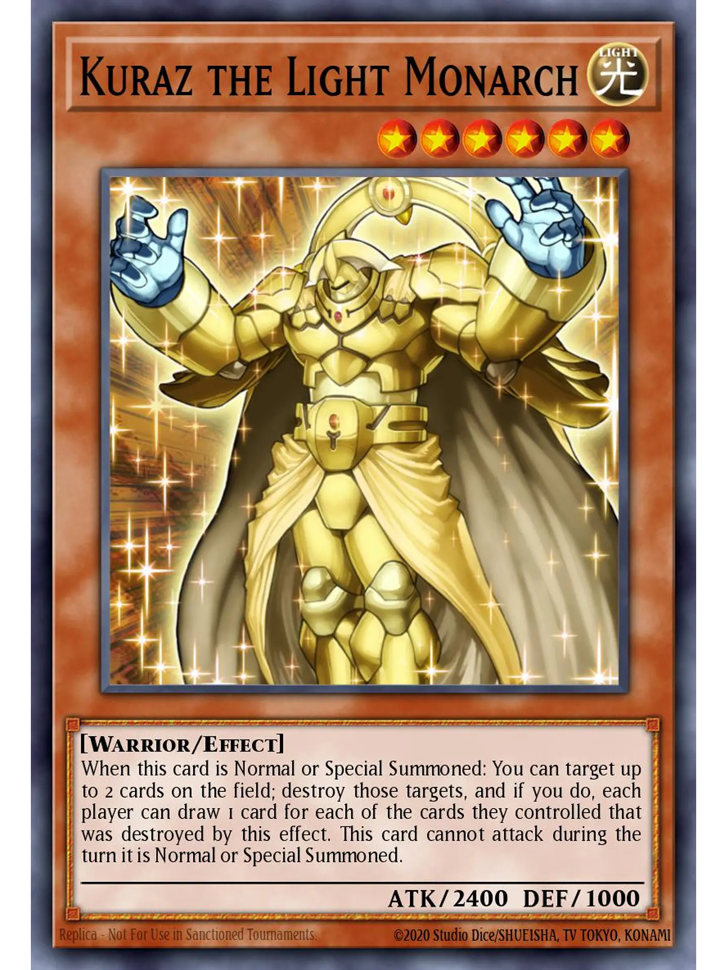 Kuraz the Light Monarch - RA04-EN133 - Platinum Secret Rare 1