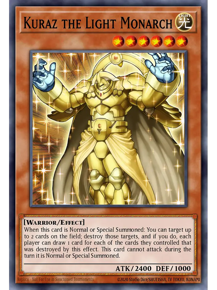 Kuraz the Light Monarch - RA04-EN133 - Platinum Secret Rare 1