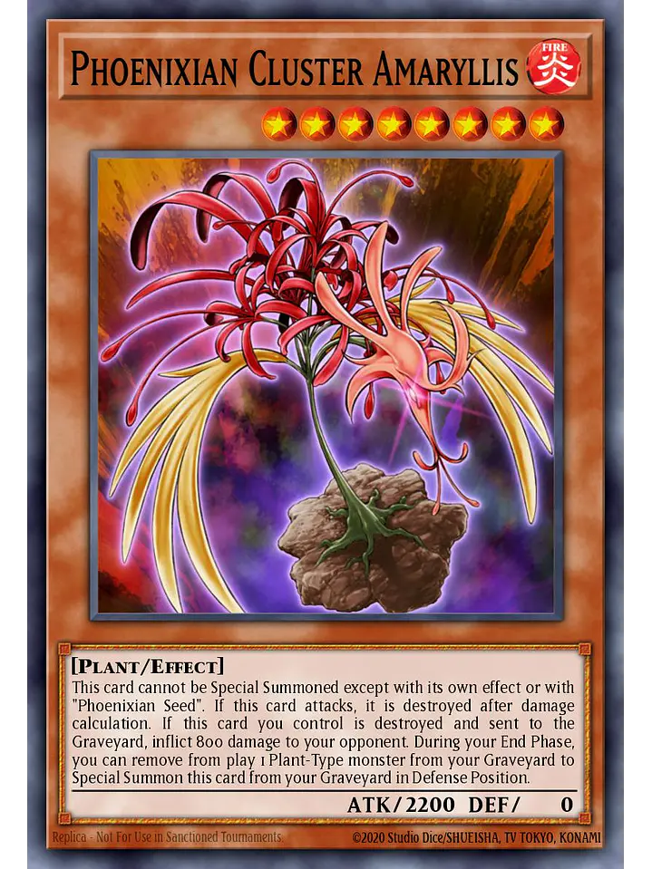 Phoenixian Cluster Amaryllis - RA04-EN136 - Platinum Secret Rare 1
