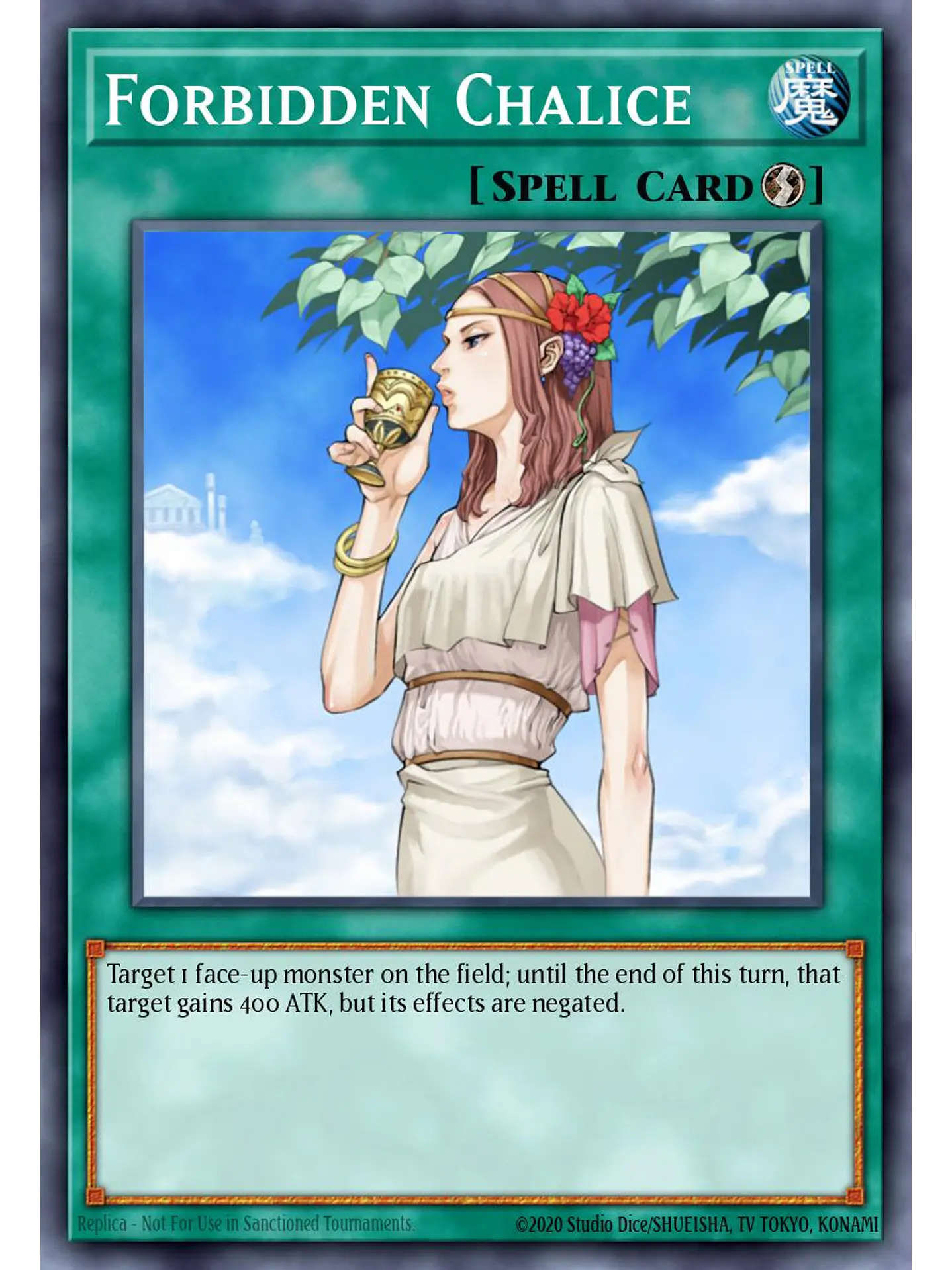 Forbidden Chalice - RA04-EN137 - Platinum Secret Rare 1