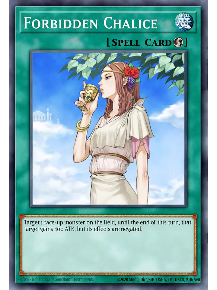 Forbidden Chalice - RA04-EN137 - Platinum Secret Rare 1