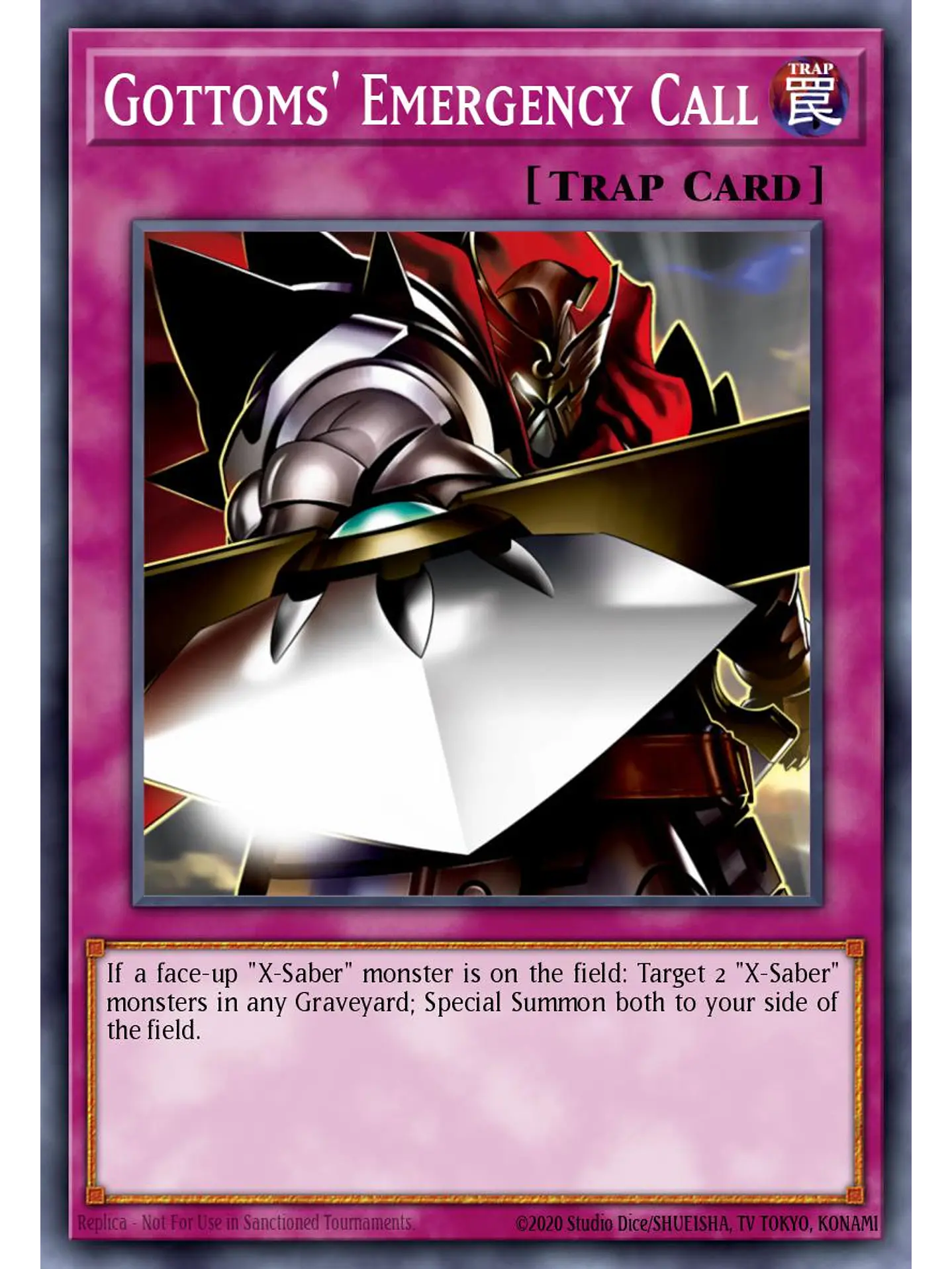 Gottoms’ Emergency Call - RA04-EN138 - Platinum Secret Rare 1