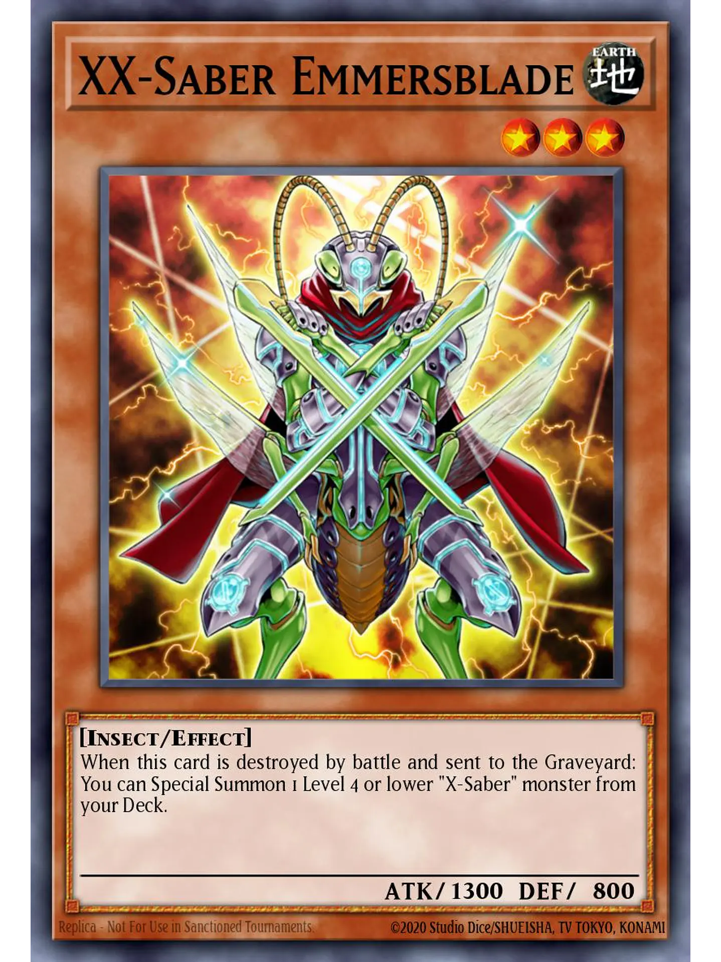 XX-Saber Emmersblade - RA04-EN141 - Platinum Secret Rare 1