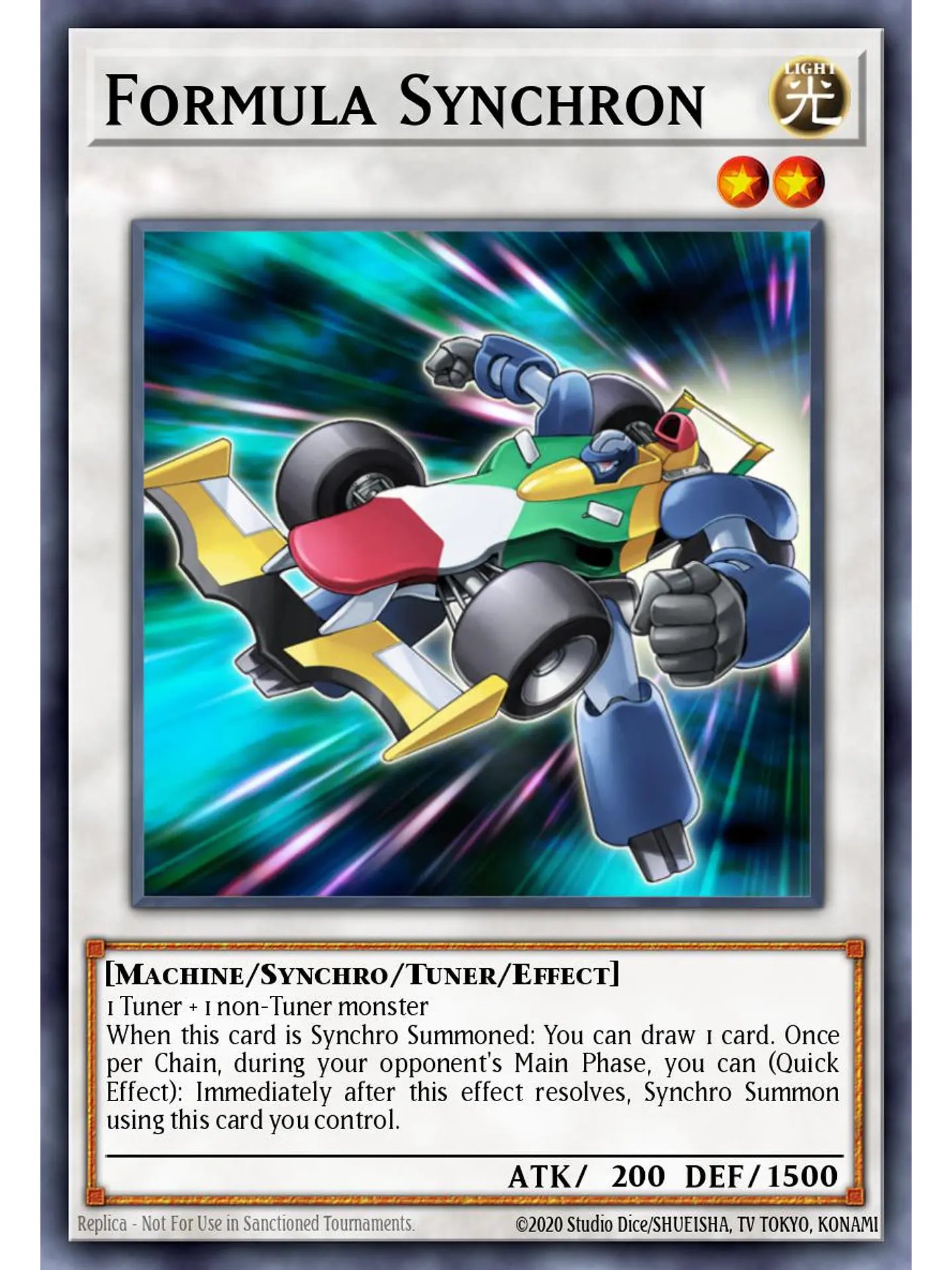 Formula Synchron - RA04-EN143 - Platinum Secret Rare 1