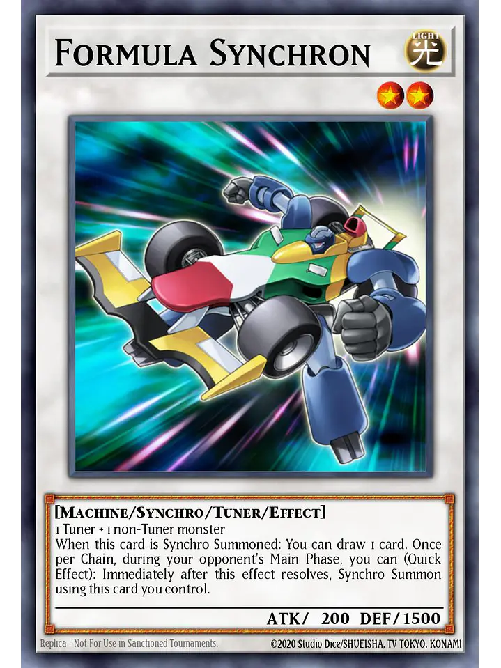 Formula Synchron - RA04-EN143 - Platinum Secret Rare 1