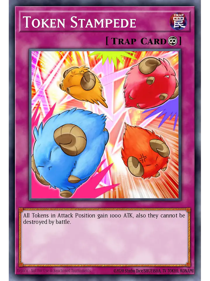 Token Stampede - RA04-EN149 - Platinum Secret Rare 1