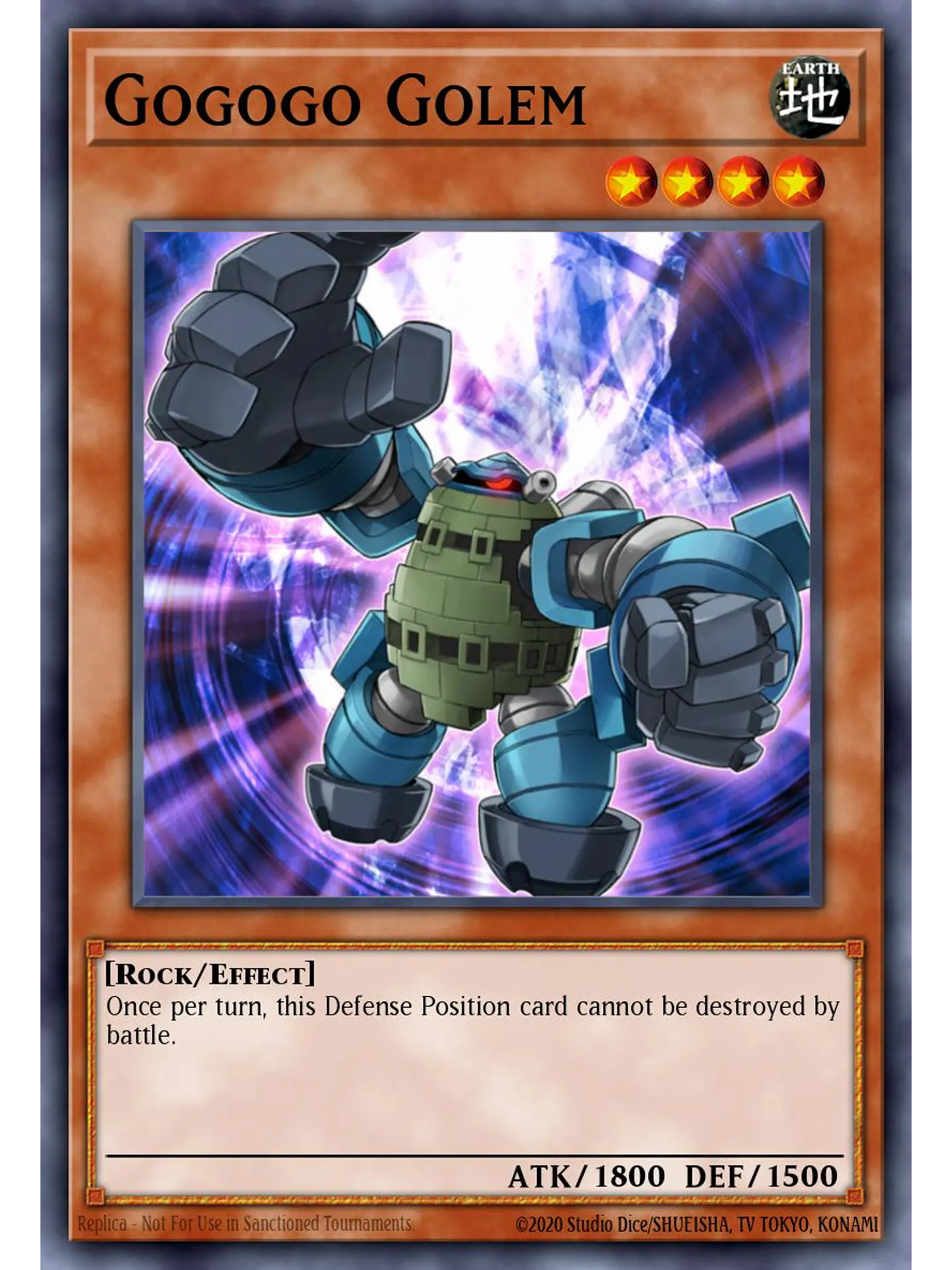 Gogogo Golem - RA04-EN152 - Platinum Secret Rare 1