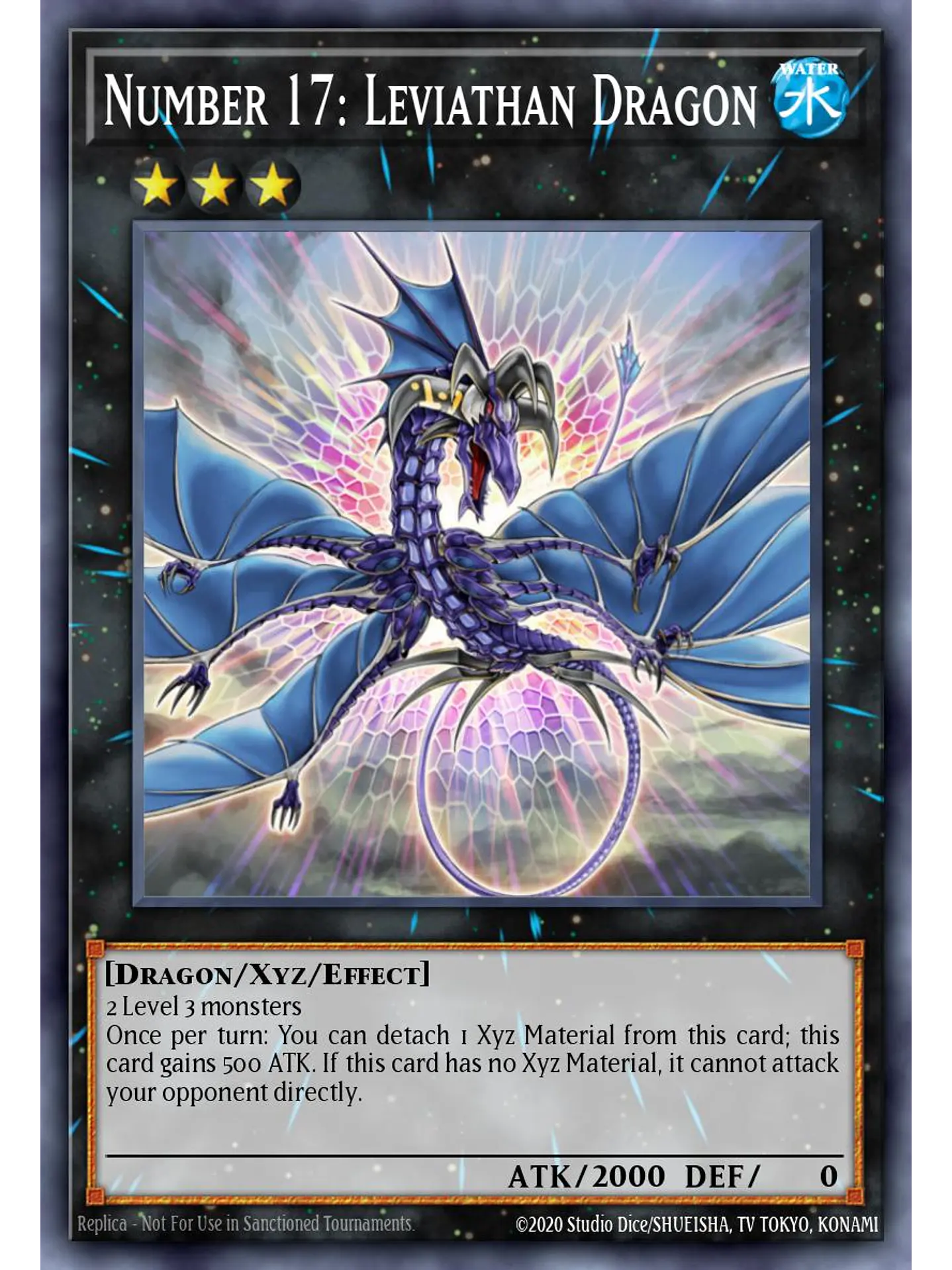 Number 17: Leviathan Dragon - RA04-EN154 - Platinum Secret Rare 1