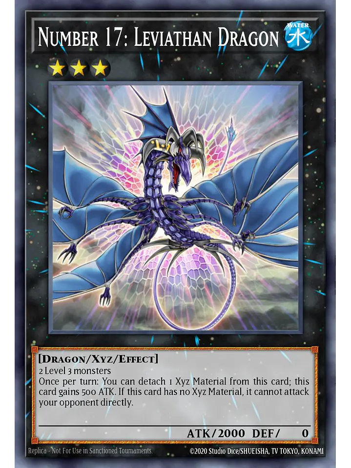 Number 17: Leviathan Dragon - RA04-EN154 - Platinum Secret Rare 1