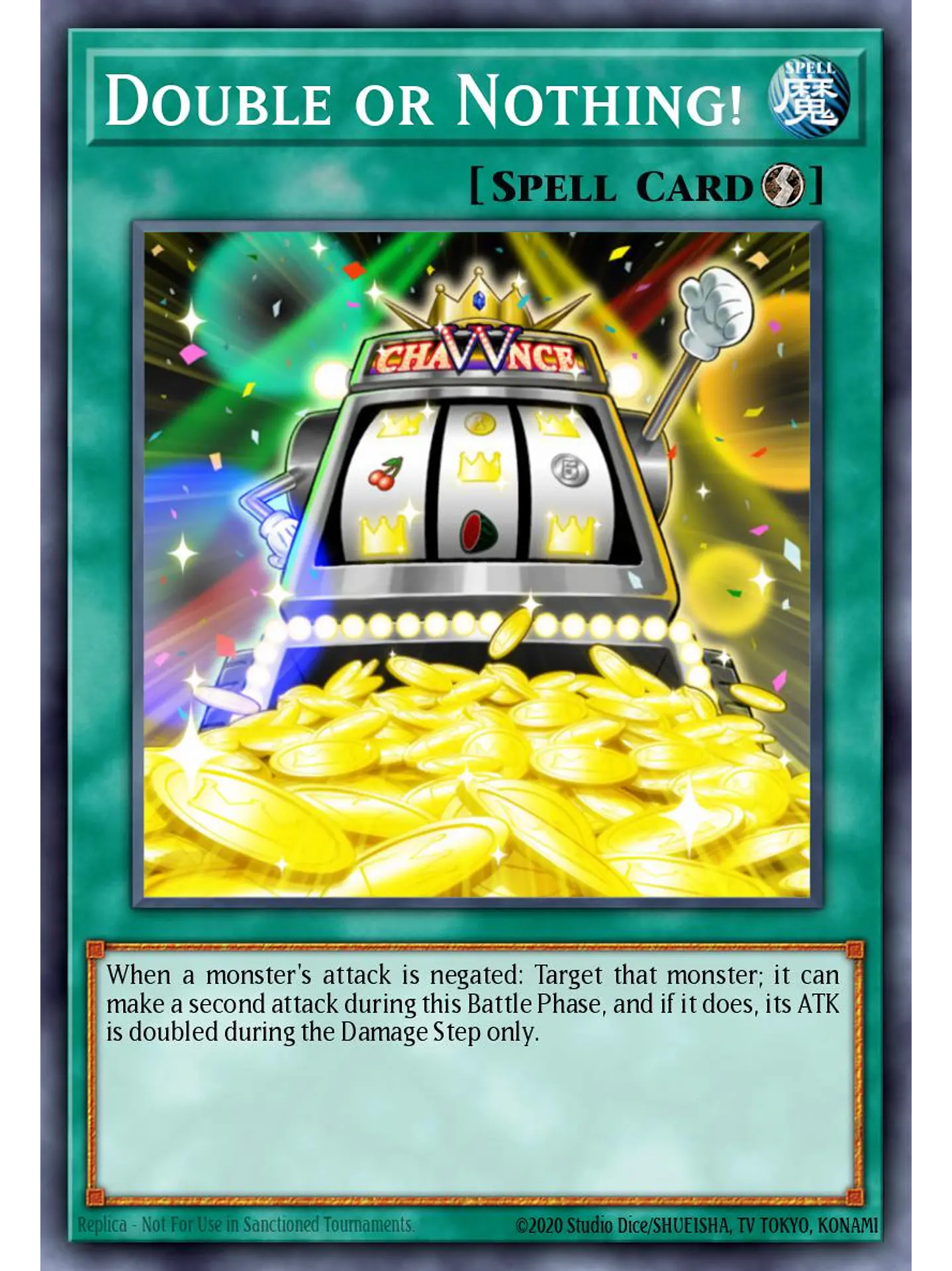 Double or Nothing! - RA04-EN156 - Platinum Secret Rare 1