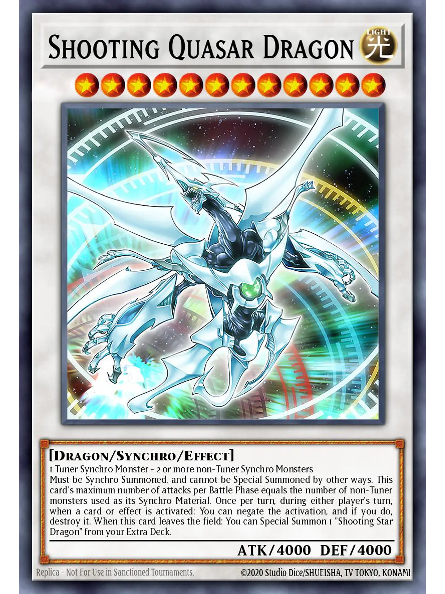 Shooting Quasar Dragon - RA04-EN158 - Platinum Secret Rare 1