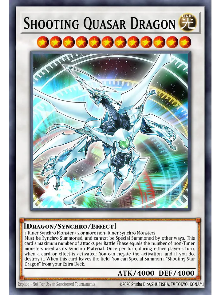 Shooting Quasar Dragon - RA04-EN158 - Platinum Secret Rare 1