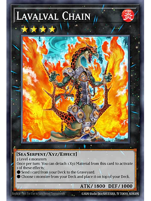 Lavalval Chain - RA04-EN162 - Platinum Secret Rare