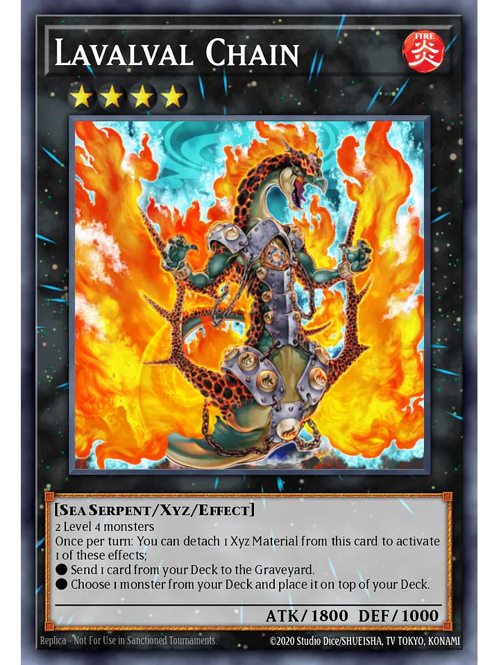 Lavalval Chain - RA04-EN162 - Platinum Secret Rare 1