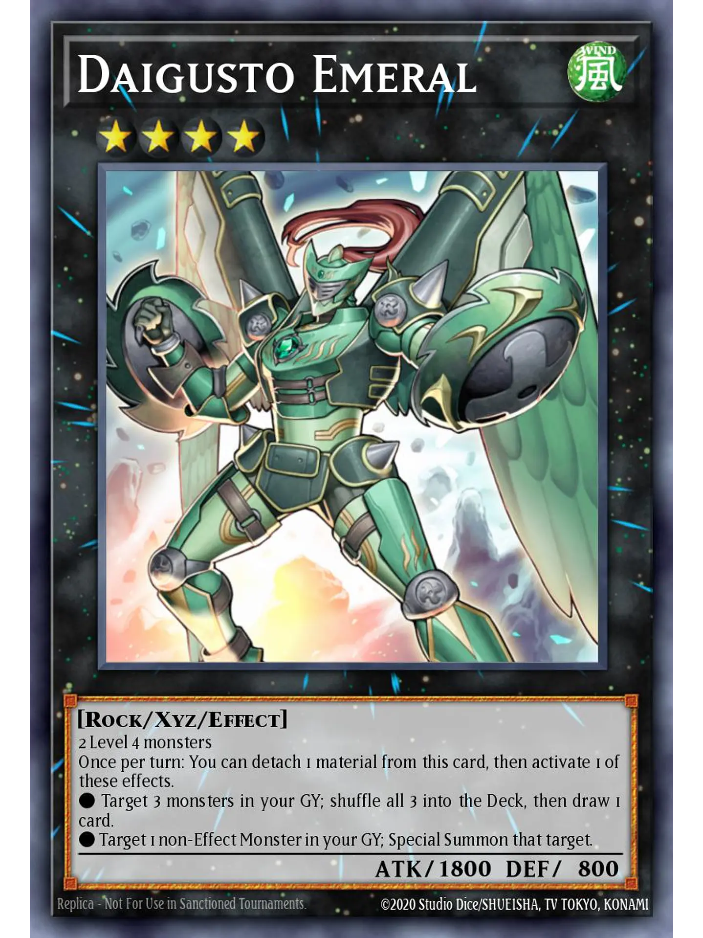 Daigusto Emeral - RA04-EN163 - Platinum Secret Rare 1