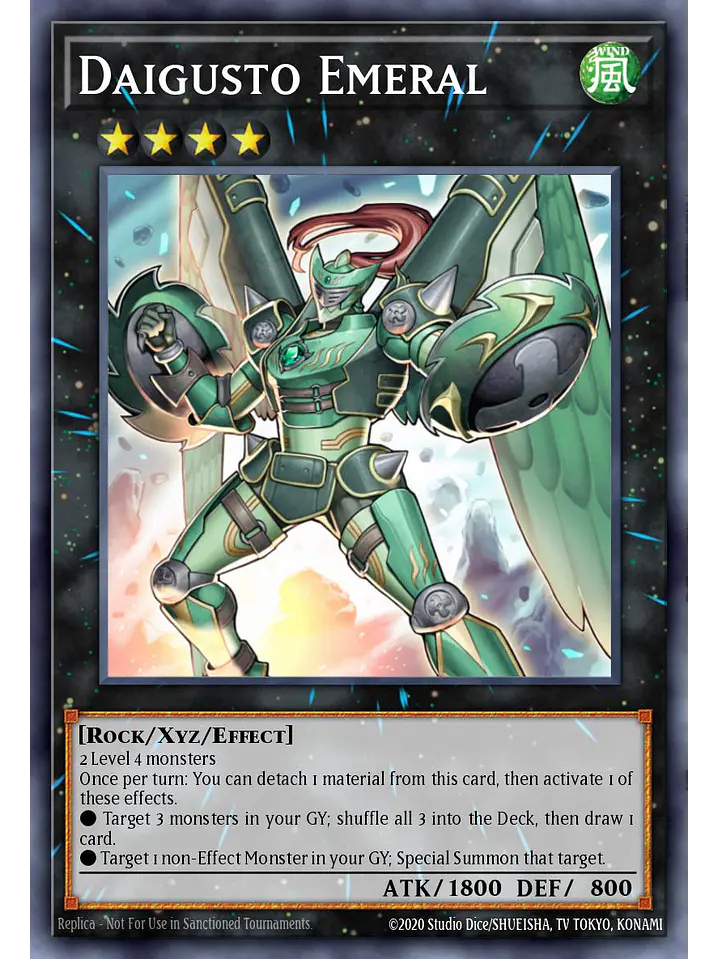 Daigusto Emeral - RA04-EN163 - Platinum Secret Rare 1