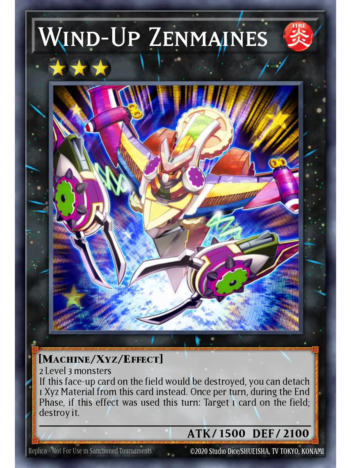 Wind-Up Zenmaines - RA04-EN168 - Platinum Secret Rare 1