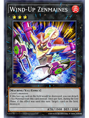 Wind-Up Zenmaines - RA04-EN168 - Platinum Secret Rare