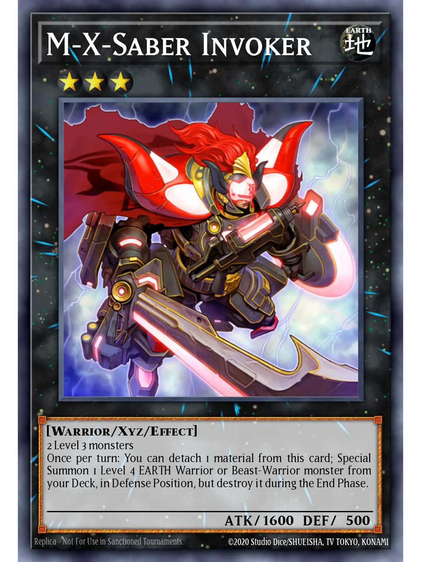 M-X-Saber Invoker - RA04-EN169 - Platinum Secret Rare 1