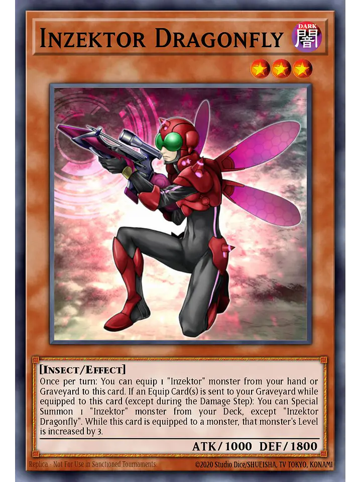 Inzektor Dragonfly - RA04-EN172 - Platinum Secret Rare 1