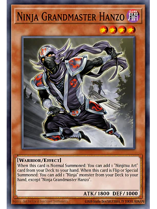 Ninja Grandmaster Hanzo - RA04-EN173 - Platinum Secret Rare