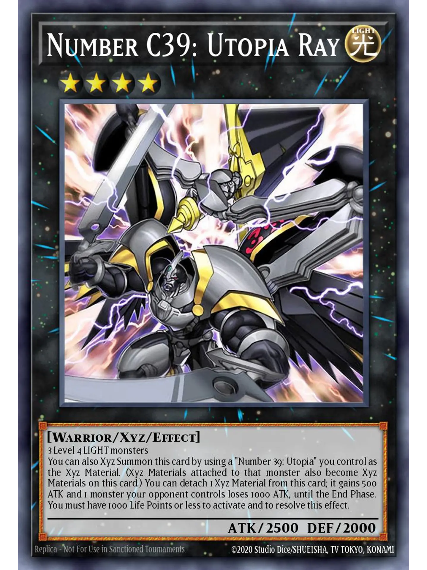 Number C39: Utopia Ray - RA04-EN174 - Platinum Secret Rare 1