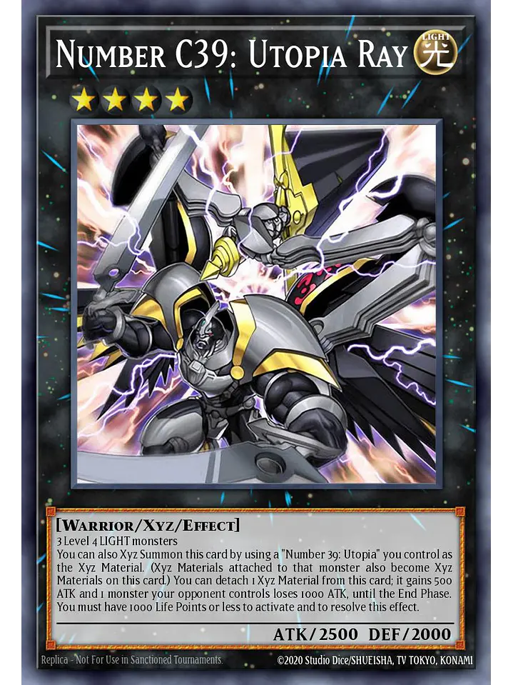 Number C39: Utopia Ray - RA04-EN174 - Platinum Secret Rare 1