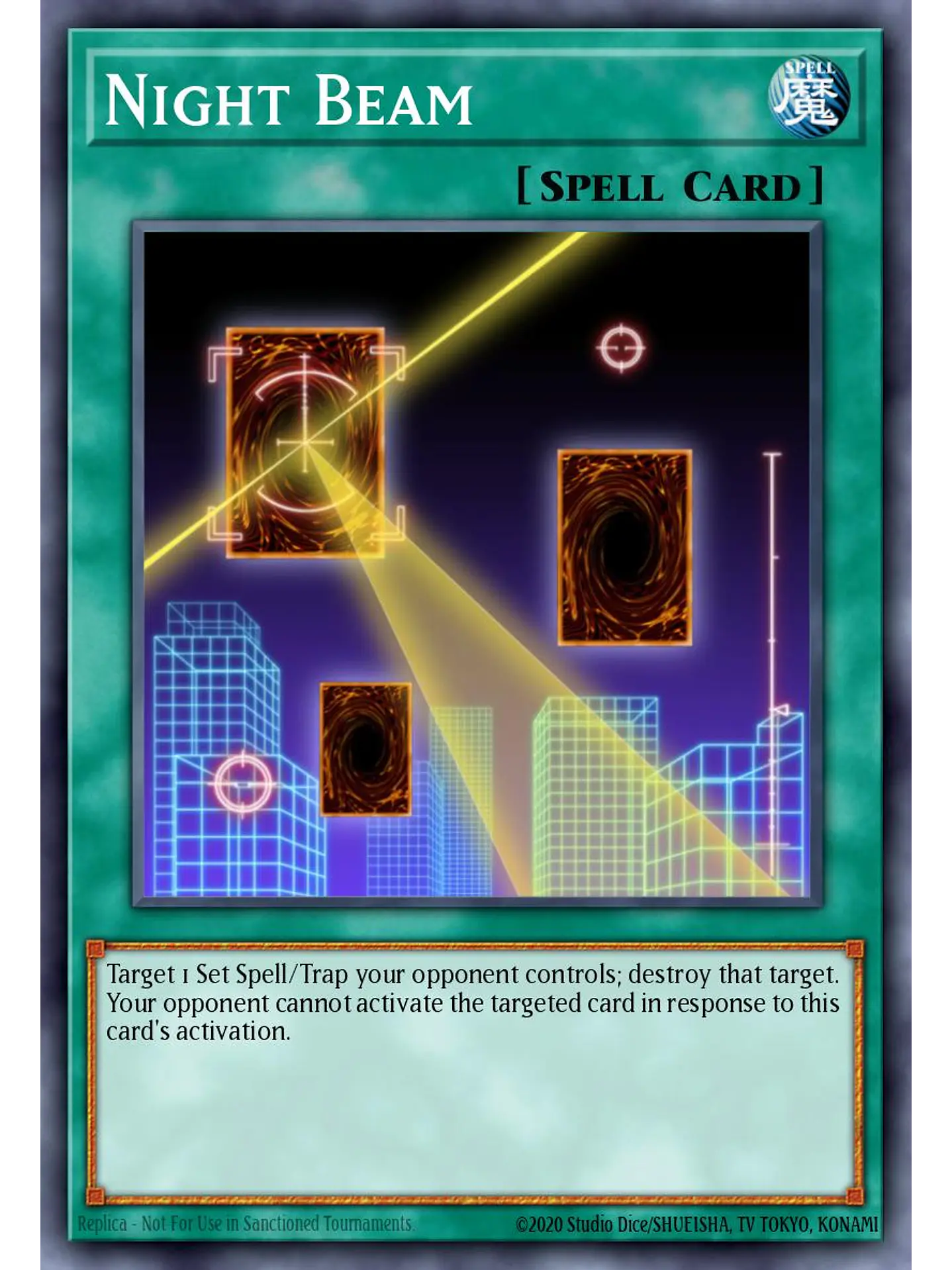 Night Beam - RA04-EN182 - Platinum Secret Rare 1