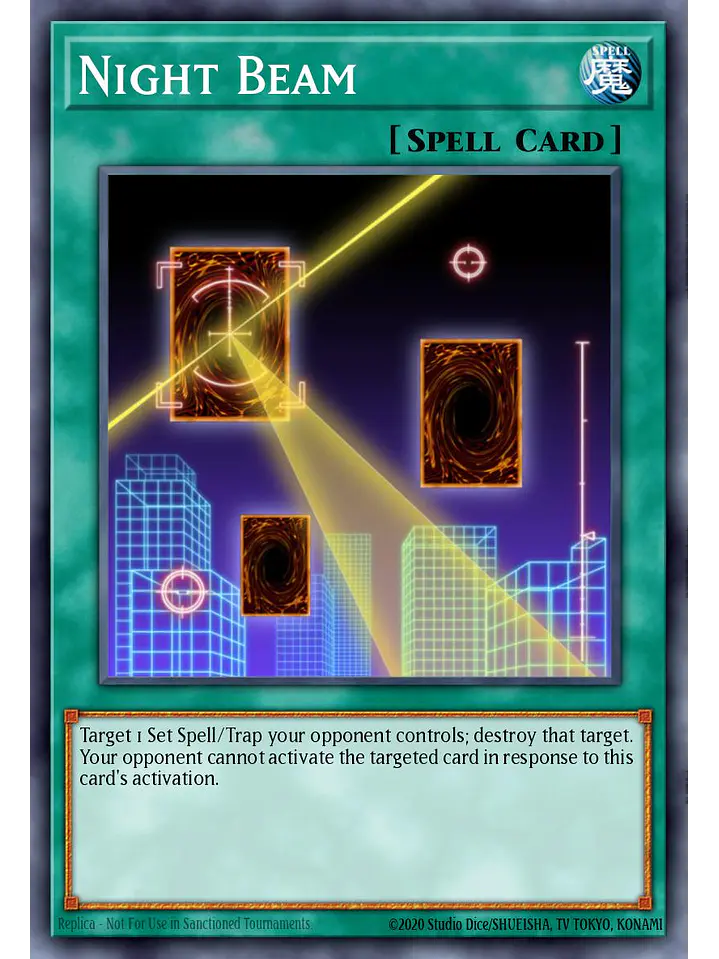 Night Beam - RA04-EN182 - Platinum Secret Rare 1
