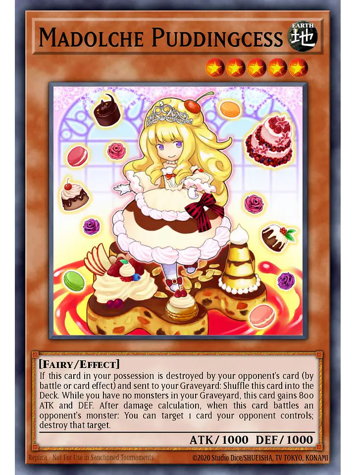 Madolche Puddingcess - RA04-EN186 - Platinum Secret Rare 1