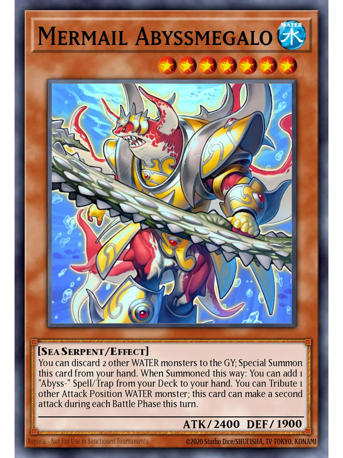 Mermail Abyssmegalo - RA04-EN191 - Platinum Secret Rare 1