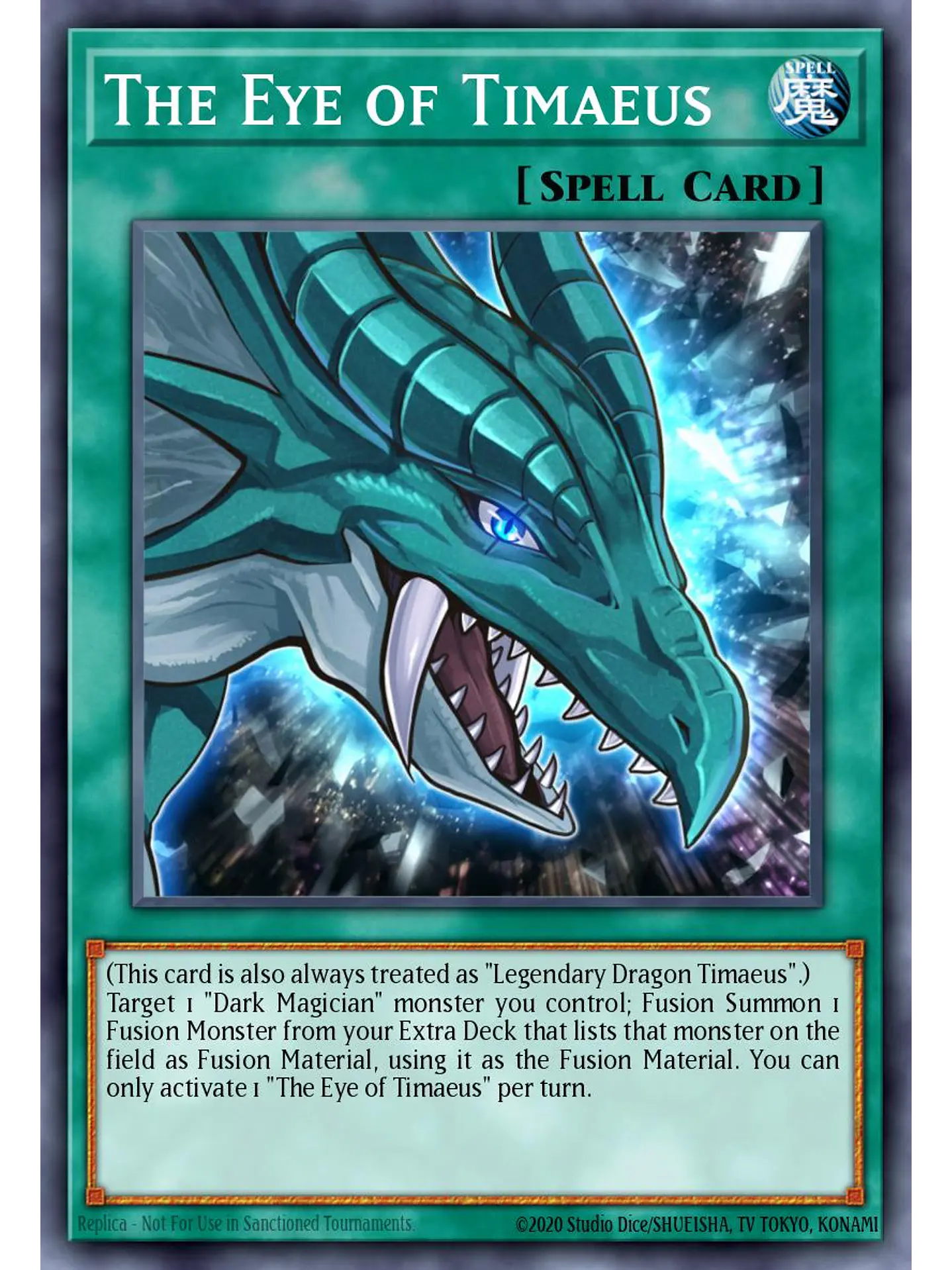The Eye of Timaeus - RA04-EN192 - Platinum Secret Rare 1