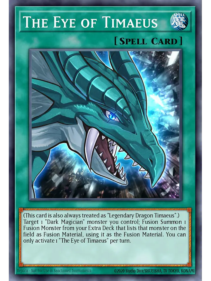 The Eye of Timaeus - RA04-EN192 - Platinum Secret Rare 1