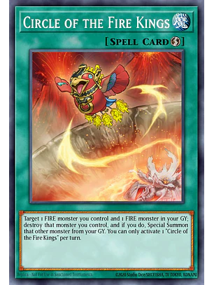 Circle of the Fire Kings - RA04-EN195 - Platinum Secret Rare