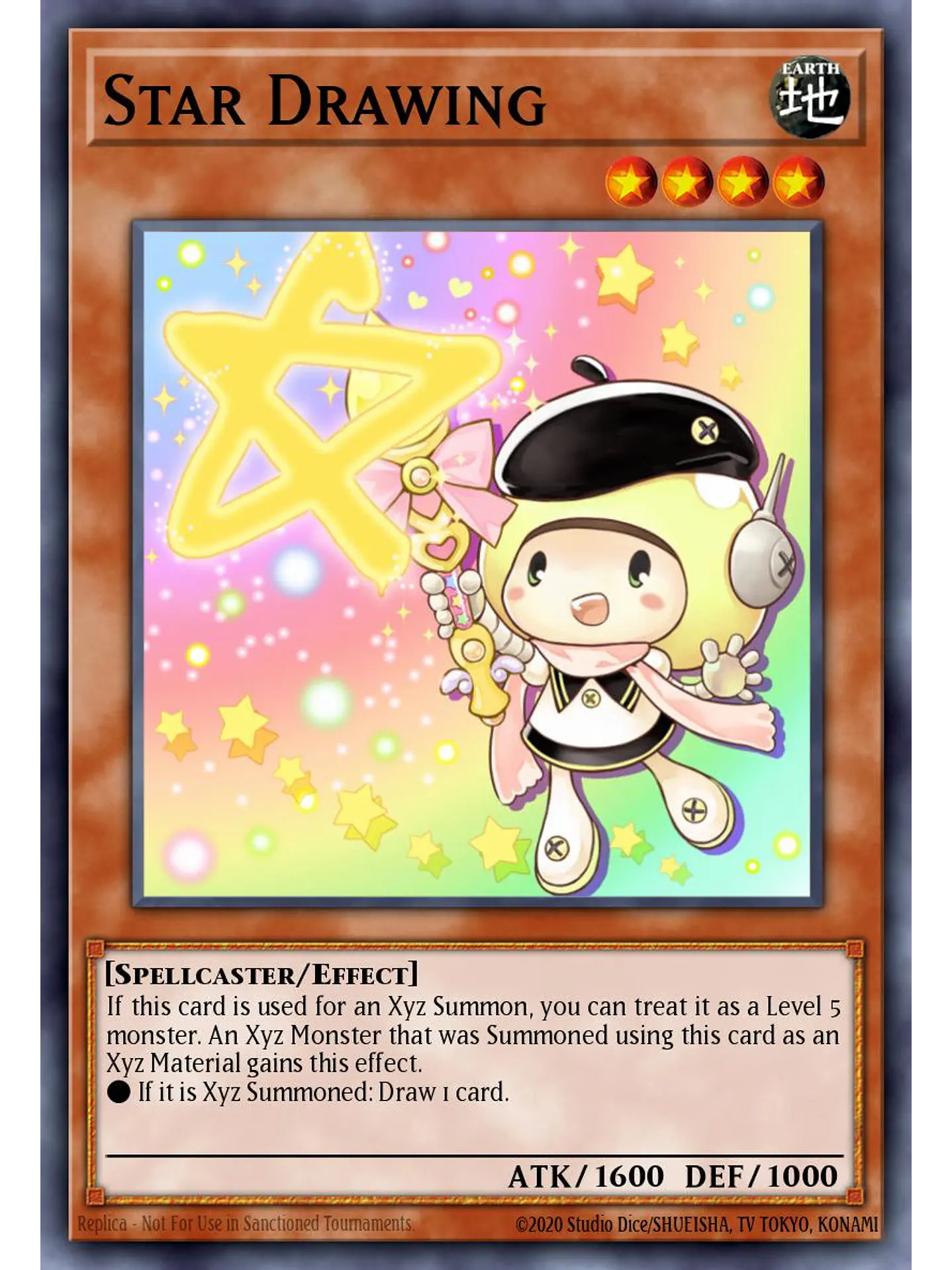 Star Drawing - RA04-EN199 - Platinum Secret Rare 1