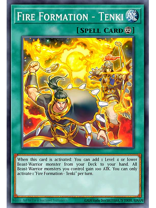 Fire Formation – Tenki - RA04-EN201 - Platinum Secret Rare