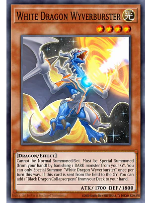 White Dragon Wyverburster - RA04-EN203 - Platinum Secret Rare