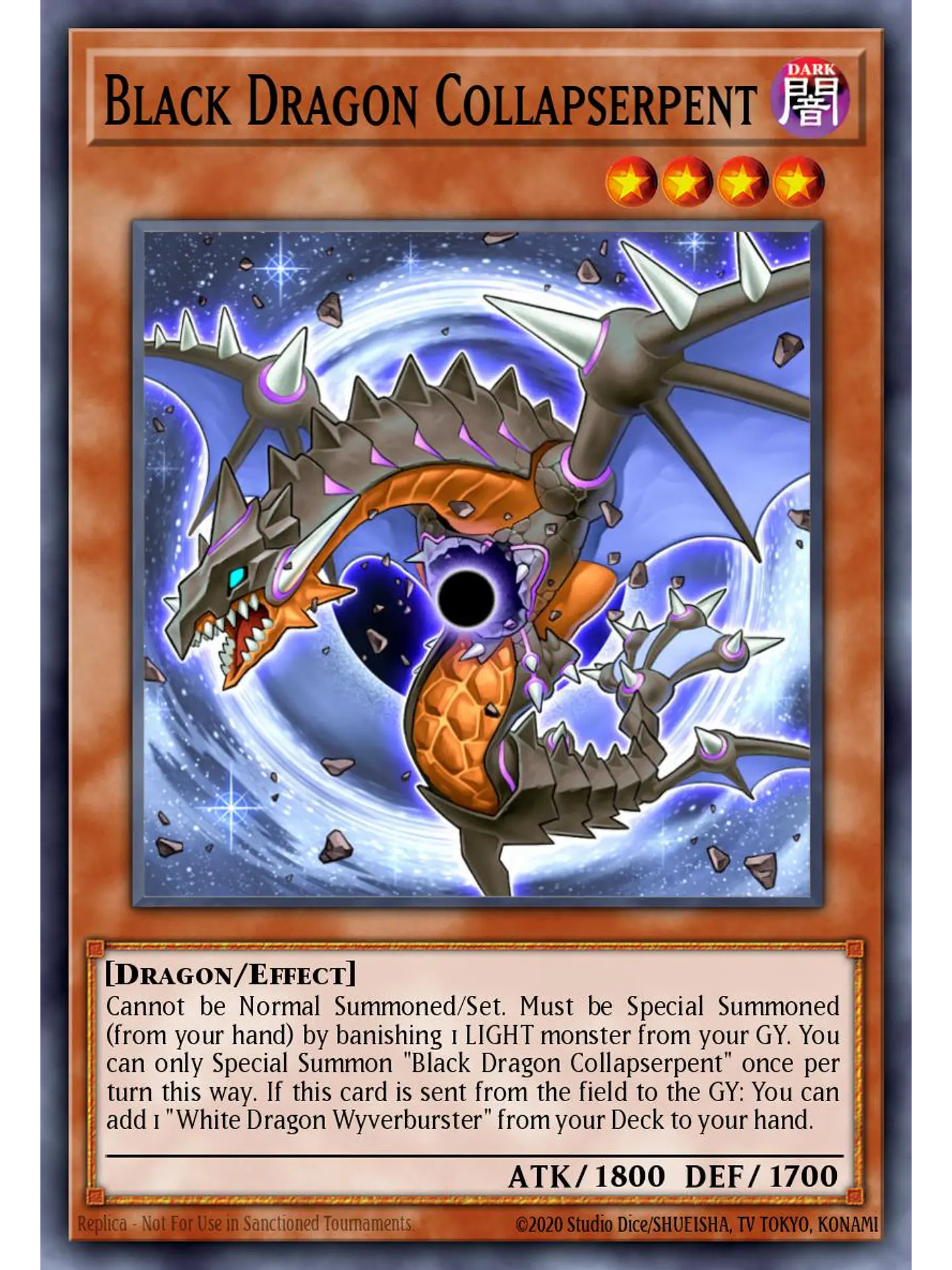 Black Dragon Collapserpent - RA04-EN204 - Platinum Secret Rare 1