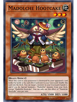 Madolche Hootcake - RA04-EN206 - Platinum Secret Rare
