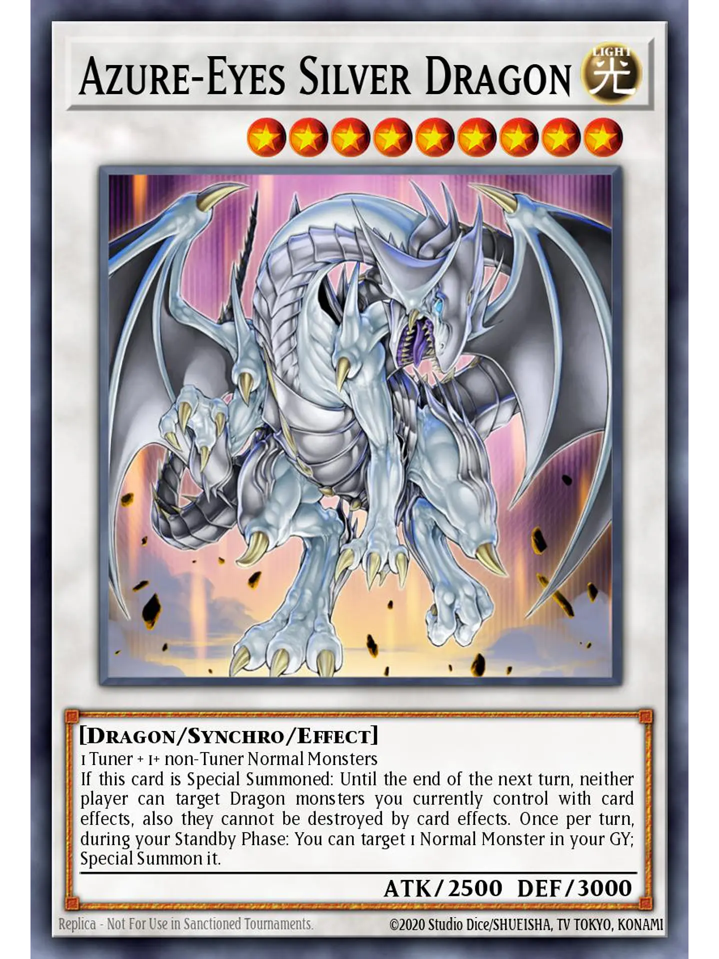 Azure-Eyes Silver Dragon - RA04-EN208 - Platinum Secret Rare 1