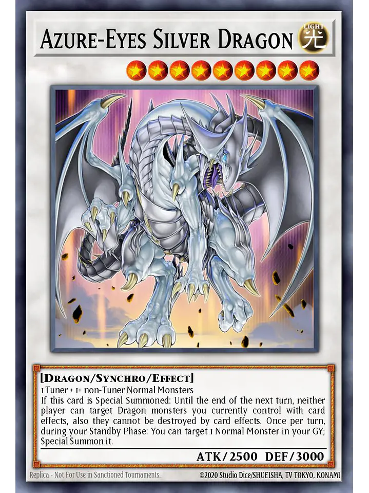 Azure-Eyes Silver Dragon - RA04-EN208 - Platinum Secret Rare 1