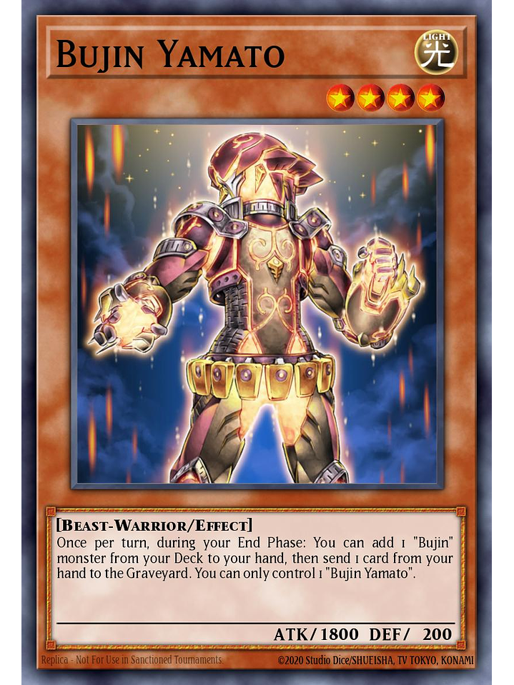 Bujin Yamato - RA04-EN209 - Platinum Secret Rare 1