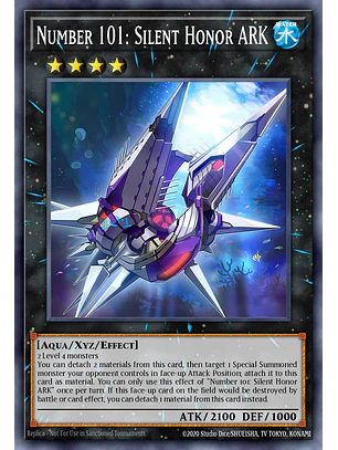 Number 101: Silent Honor Ark - RA04-EN211 - Platinum Secret Rare